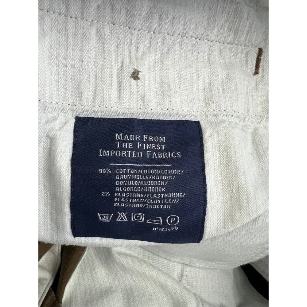 Polo Ralph Lauren Chinos Mens 36x30 Brown Classic Fit Cotton Stretch Trousers